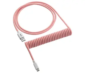 CableMod Classic Coiled Keyboard Cable USB-C - USB-A 1.5m Orangesicle / Kabel pro klávesnici