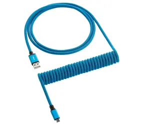 CableMod Classic Coiled Keyboard Cable Micro-USB - USB-A 1.5m Spectrum Blue / Kabel pro klávesnici