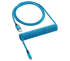 CableMod Classic Coiled Keyboard Cable USB-C - USB-A 1.5m Spectrum Blue / Kabel pro klávesnici