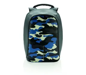 XD Design Bobby Compact camouflage modrá / Bezpečnostní batoh pro notebook / do 14" / 11 L 