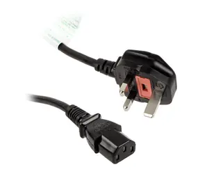 Kolink Síťový kabel Anglie (typ G) do zástrčky IEC C13 - 1.2 m černá