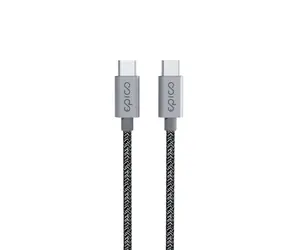 Epico Datový opletený kabel USB-C 240W 2m šedá / 2x USB-C(M)