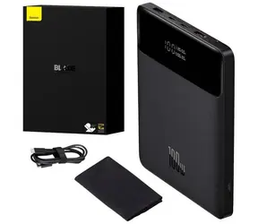 Baseus PPBL000201 Blade černá / Powerbanka / 20000mAh / 2x USB-A / 2x USB-C 