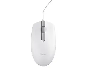 Trust TM-101W bílá / Myš / optická / 1200 DPI / 3 tlačítka / USB-A  