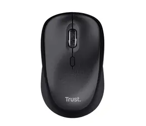 Trust TM-201 černá / Bezdrátová myš / optická / 1600 DPI / 4 tlačítka / RF 2.4GHz