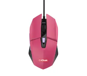 Trust GTX 109 Felox růžová / Herní myš / optická / 6400 DPI / 6 tlačítek / USB-A 
