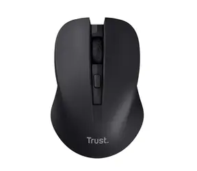 Trust Mydo černá / Bezdrátová myš / optická / 1800 DPI / 4 tlačítka / RF 2.4GHz