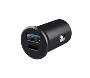 Trust Fast 38W PD černá / Nabíječka do auta / 38W / 1x USB-A / 1x USB-C