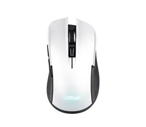 Trust GXT 923 YBAR bílá / Bezdrátová herní myš / optická / 7200 DPI / 6 tlačítek / RF 2.4GHz   