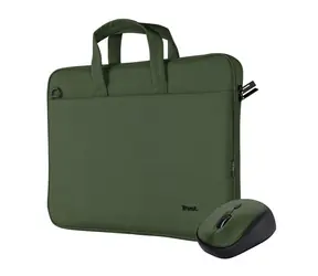 Trust Bologna 16" + bezdrátová myš zelená / Brašna pro laptop / až 16"