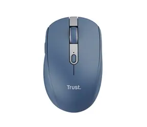 Trust Ozaa modrá / Bezdrátová myš / optická / 3200 DPI / 6 tlačítek / RF 2.4GHz / Bluetooth 