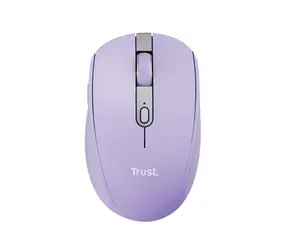 Trust Ozaa fialová / Bezdrátová myš / optická / 3200 DPI / 6 tlačítek / RF 2.4GHz / Bluetooth 