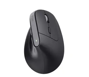Trust Bayo+ černá / Vertikální myš / optická / 2400 DPI / 6 tlačítek / USB-A / RF 2.4GHz / Bluetooth   