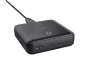 Trust Maxo 100W 4-Port černá / Nabíječka / 100W / 1x USB-A / 3x USB-C