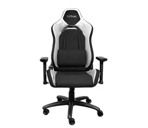 Trust GXT714W Ruya ECO bílá / Herní židle / nastavitelná / nosnost až 150 kg / látka & PU