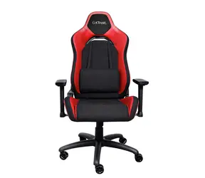 Trust GXT714R Ruya ECO červená / Herní židle / nastavitelná / nosnost až 150 kg / látka & syntetická kůže
