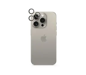Epico Aluminium Lens Protector ochranné sklo zadního fotoaparátu pro Apple iPhone 15 Pro & Pro Max béžová