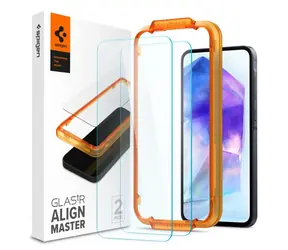 Spigen Glass tR AlignMaster 2 Pack ochranné sklo pro Samsung Galaxy A55 2ks 