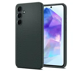 Spigen Liquid Air ochranný kryt pro Samsung Galaxy A55 zelená