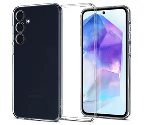 Spigen Liquid Crystal ochranný kryt pro Samsung Galaxy A55 čirá