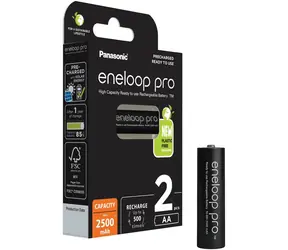 Panasonic - ENELOOP PRO N AA tužkový akumulátor 2500 mAh nabíjecí / 2 ks v balení