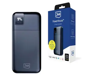 3mk PowerHouse 20000 mAh černá / Powerbanka / USB-C - USB-A