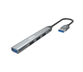 Marvo UH-ATC01 stříbrná / USB hub / 1x USB-A 3.0 / 3x USB-A 2.0