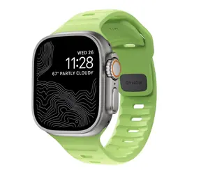 Nomad Sport Strap Glow 2.0 řemínek pro Apple Watch Ultra 49 & 45 & 44 & 42 mm zelená