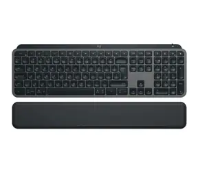 Logitech MX Keys S Plus šedá / bezdrátová klávesnice / USB-C / BT / US layout 
