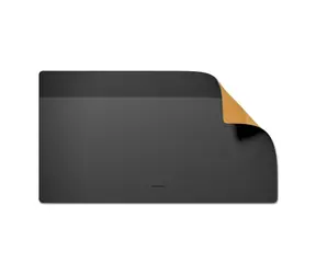 Native Union Desk Mat černá-žlutá / podložka pod myš a klavesnici / rozměry 650 x 360 x 1.99 mm