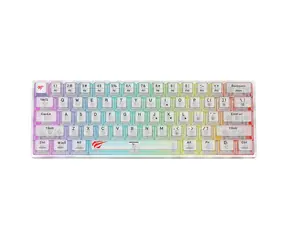 Havit KB877L bílá / Herní klávesnice / membránová / USB / US layout