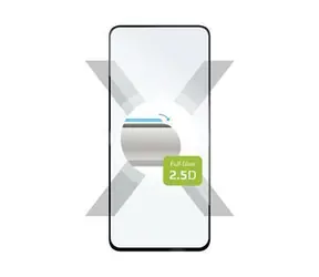 FIXED Full-Cover Ochranné tvrzené sklo pro Motorola Moto G04/G24 černá / lepení přes celý displej 