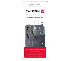 SWISSTEN ochranné sklo na čočku fotoaparátu pro Apple iPhone 11/12 mini 