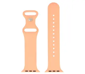 SWISSTEN Silikonový řemínek pro Apple Watch 38/40/41mm oranžově růžová