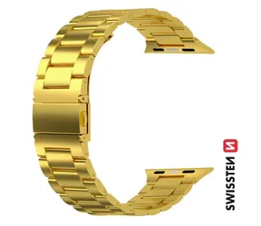 SWISSTEN Kovový řemínek pro Apple Watch 38/40/41mm zlatá