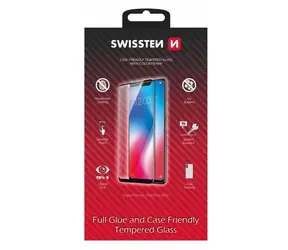 SWISSTEN FULL GLUE COLOR FRAME CASE FRIENDLY sklo pro XIAOMI REDMI NOTE 13 Pro+ 5G černá