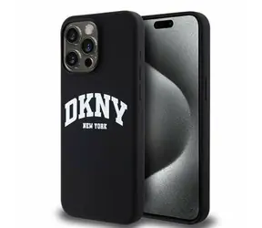 DKNY Liquid Silicone Arch Logo MagSafe Zadní Kryt pro Apple iPhone 14 Pro černá