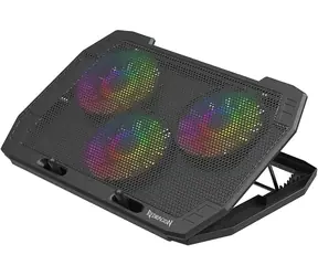 Redragon GCP511 Ingrid černá / chladicí podložka pod laptop / 3x 120 mm / až 17" / USB