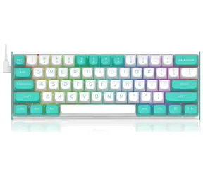 Redragon K683WB bílá / Herní klávesnice / mechanická / Redragon Magnetic / USB / US
