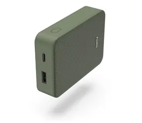 Hama Colour 10 zelená / Powerbanka / 10000 mAh / 1x USB-C / 1x USB-A / 5V / 3A