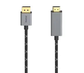 Hama 200506 Kabel DisplayPort na HDMI 1.5 m / DisplayPort (M) / HDMI (M) / 4K@60Hz