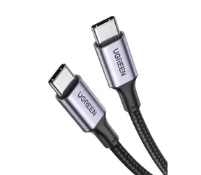 UGREEN US316 Nabíjecí kabel USB-C (M) - USB-C (M) 1 m černá / QC3.0