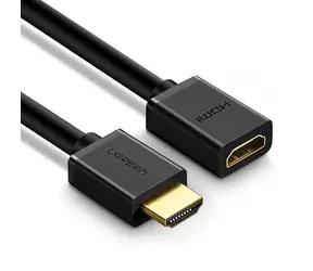 UGREEN HD107 Prodlužovací kabel HDMI (F) - HDMI (M) 0.5 m / 4K@60Hz 10.2Gb-s / Ethernet