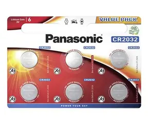Panasonic Lithiová baterie CR2032 3V 6ks / blistr