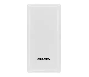 ADATA C20 Power Bank 20000mAh bílá / 2.1A / 2x USB-A / 1x USB-C 