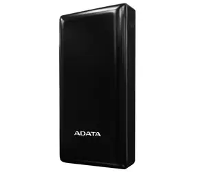 ADATA C20 Power Bank 20000mAh černá / 2.1A / 2x USB-A / 1x USB-C 