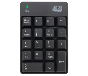 Adesso WKB-6010UB / bezdrátová numerická klávesnice / USB 2.4GHz 