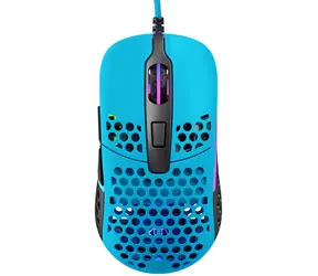 XTRFY M42 RGB Miami modrá / herní myš / optická / 16000DPI / 6 tlačítek / RGB / 2 velikosti / USB / 1.8m