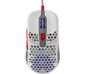 XTRFY M42 RGB retro / herní myš / optická / 16000DPI / 6 tlačítek / RGB / 2 velikosti / USB / 1.8m