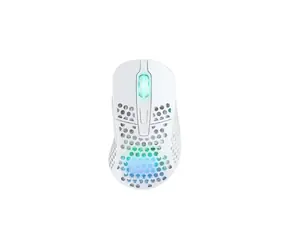 XTRFY M4 Wireless RGB bílá / bezdrátová herní myš / optická / 19000 DPI / 6 tlačítek / 2.4 GHz